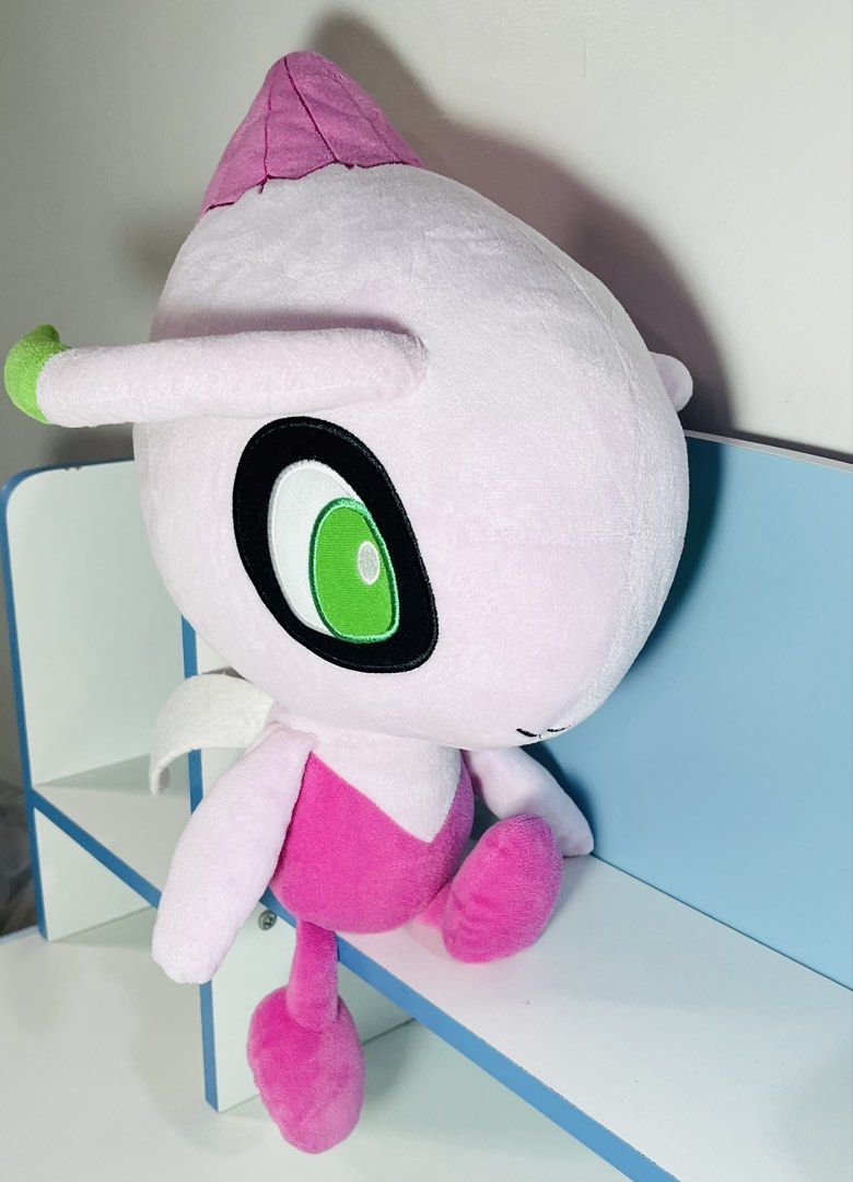 Pokemon Celebi large plushie (Category: Plushies & Soft Toys) located in Cainta. Submitted by jjsp_monsterhunting (Listing ID 1438392749, Image 2). Description: pokemon celebi large plushie approx 17 inches banpresto brand tag meet up pin loc cainta shipping options LALAMOVE✅JNT✅.
