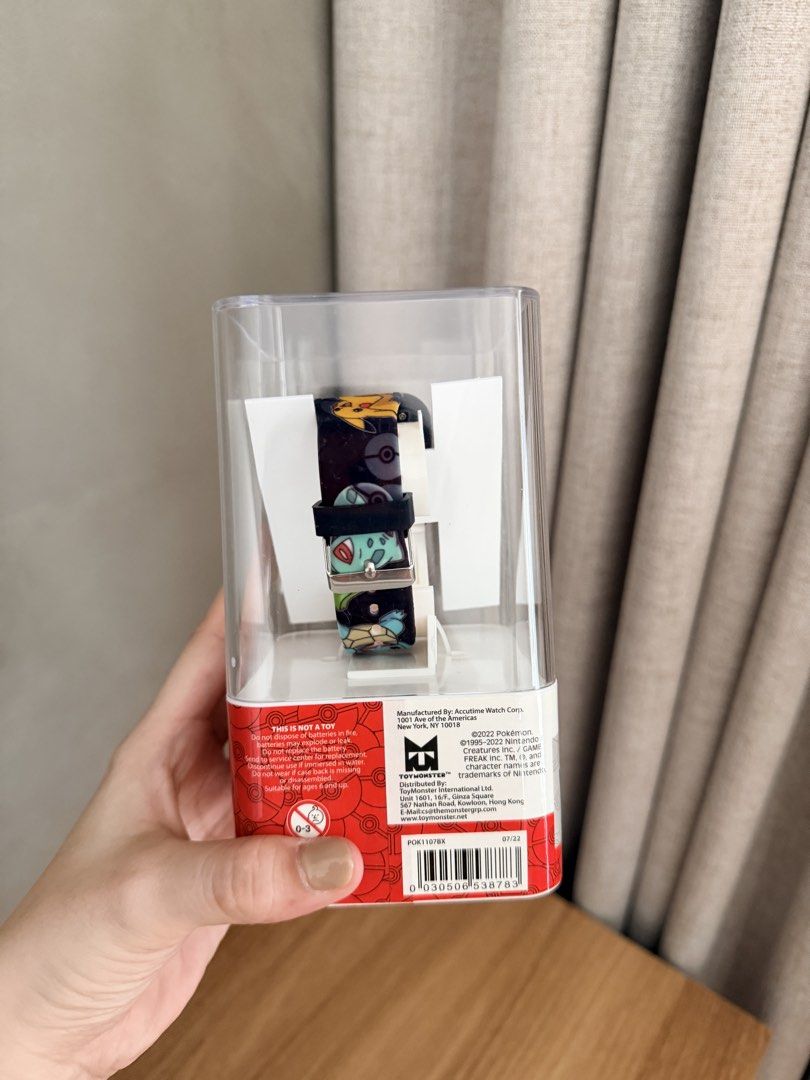 Pokemon Kids Interactive smart watch (Category: Wearables & Smart Watches) located in Marikina City. Submitted by nicasandoval (Listing ID 1438312602, Image 3). Description: Bnew and sealed Original price was 3,500.