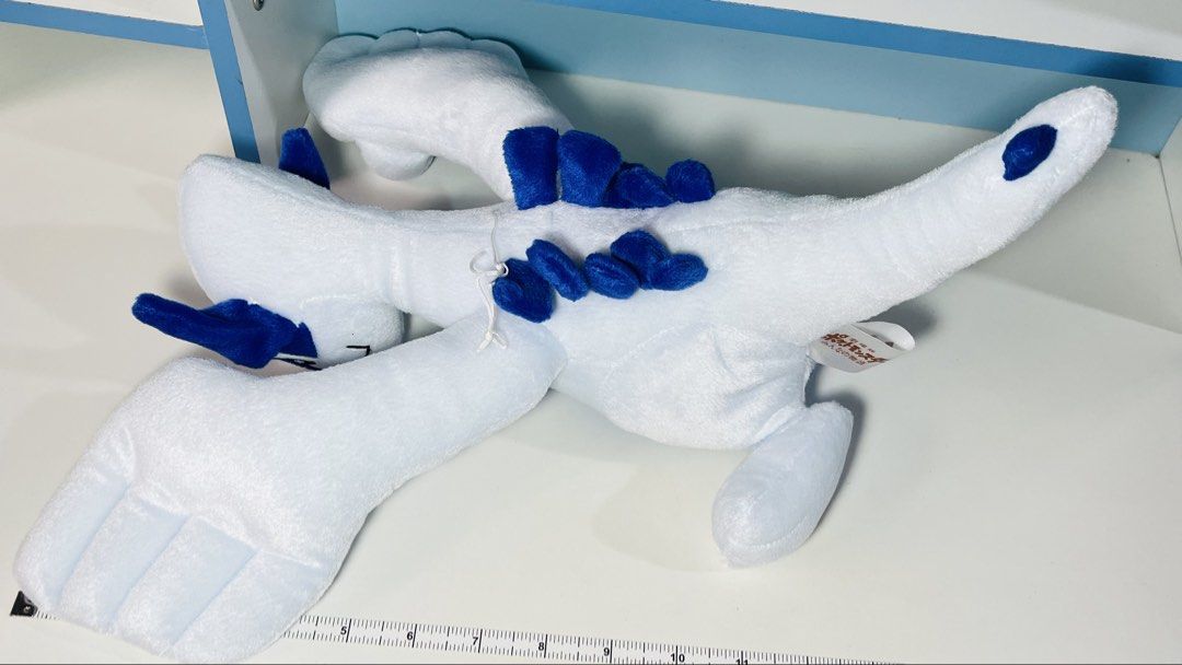 Pokemon Lugia Plushie (Category: Plushies & Soft Toys) located in Cainta. Submitted by jjsp_monsterhunting (Listing ID 1438391228, Image 3). Description: pokemon lugia plushie approx 13 inches banpresto brand tag papertag meet up pin loc cainta shipping options LALAMOVE✅JNT✅.