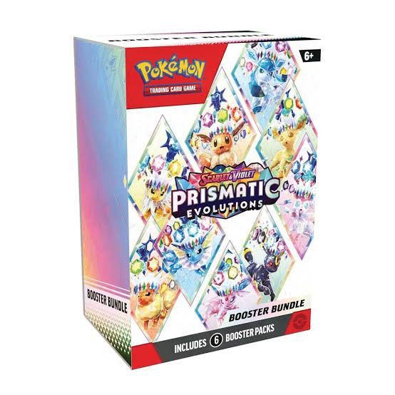 Pokémon Prismatic Evolution Booster Bundle (Category: Card Boxes & Cases) located in Singapore. Submitted by planes (Listing ID 1438453096, Image 1). Description: Sealed brand new.