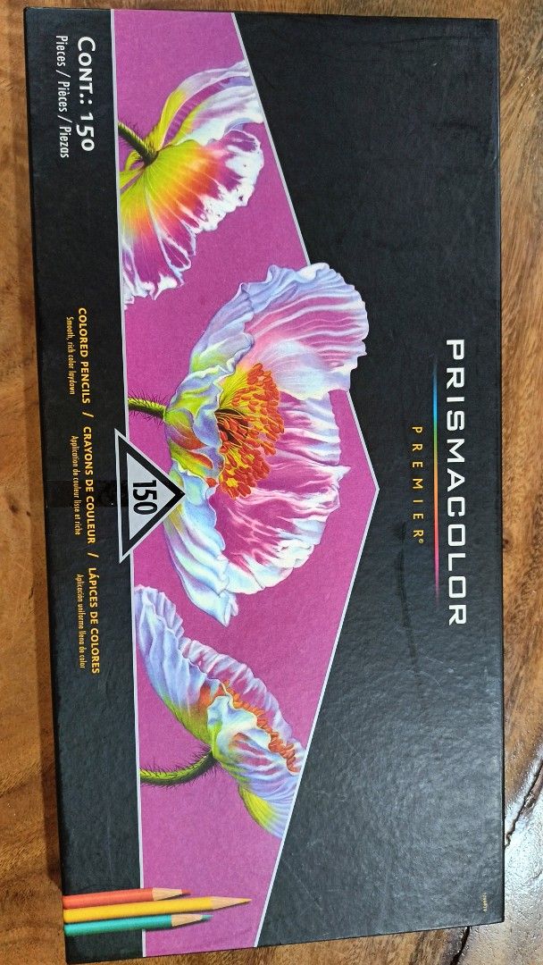 Prismacolor Premier 150 Colored Pencils (Category: Craft Supplies & Tools) located in San Mateo. Submitted by the_shala_chic (Listing ID 1438325950, Image 1). Description: - Prismacolor Premier colored pencils - 150 count set - Wide variety of colors: blues, greens, reds, yellows, purples, and more - Pencils arranged in a multi-tray box - Genuine Prismacolor Premier brand *Disposing/selling most of my art supplies, and this is one of them. This i