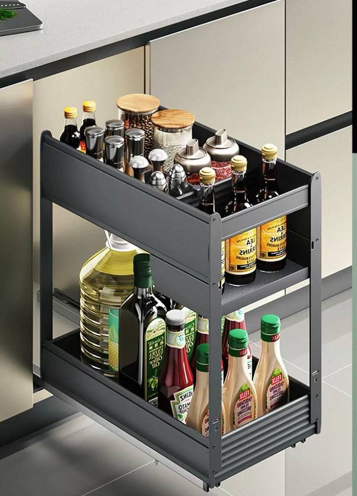 Pull-Out Kitchen Organizer for custom cabinet - Brand New456474257261875200