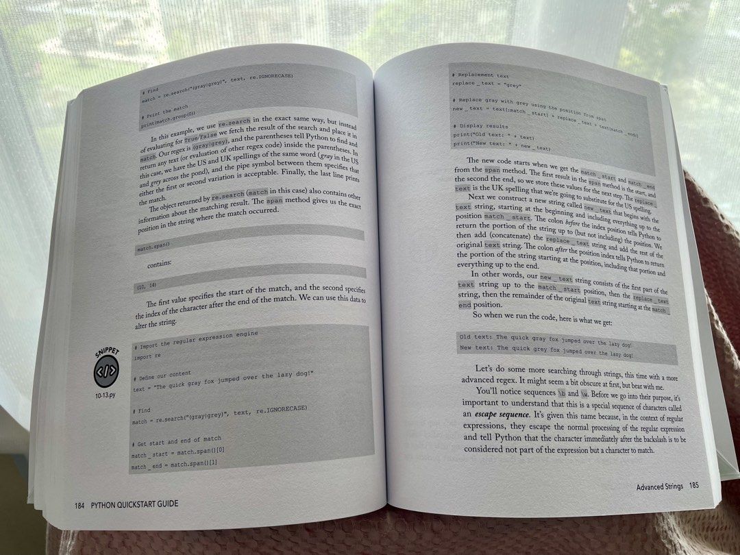 Python QuickStart Guide (Category: Textbooks) located in Kota Tinggi. Submitted by stmariam (Listing ID 1438310778, Image 2). Description: .