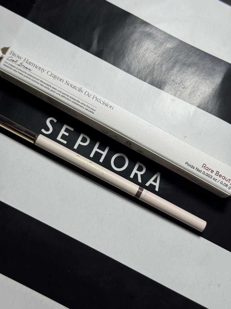 Rare beauty brow harmony precision pencil (Category: Makeup) located in Manila. Submitted by shophard3rr (Listing ID 1438444555, Image 2). Description: 💯 AUTHENTIC - BRAND NEW FROM SEPHORA USA 🇺🇸 Mode of Payment - GCASH / MAYA / METRO / BDO *Delivery fee will be shouldered by the buyer Delivery - Lalamove / Grab Outside Metro - J&T / LBC Pm for more Items!!! (I work in USA so nothing to worry about authenticity) 😇I’LL DOUBLE THE PRICE IF ITS 