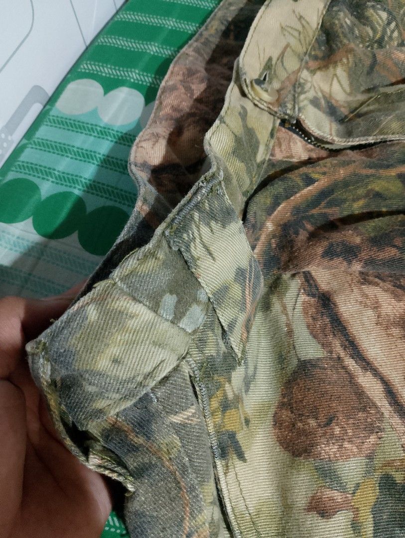 Realtree pants (Category: Jeans) located in Manila. Submitted by adrianaban04817 (Listing ID 1438454739, Image 3). Description: - King's Camo camouflage pants - Size: 2XL -size 32×38 Leg 8.4 issue Pinaliit sa waist kaya naging 32 .