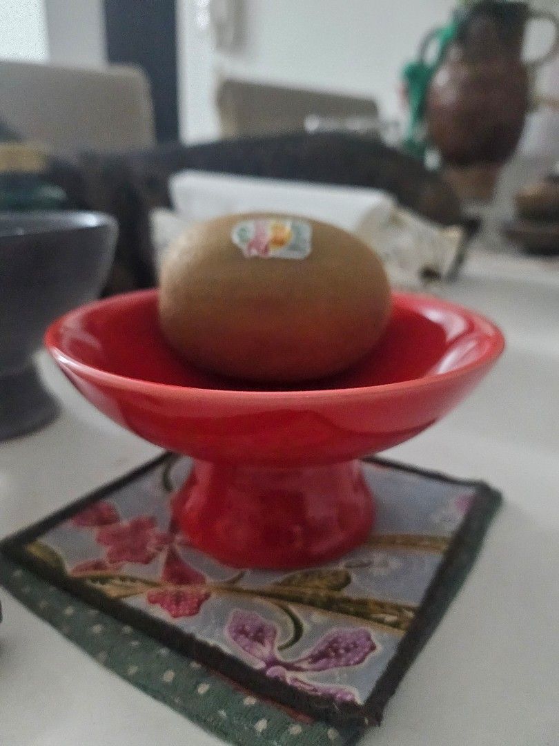 Red Ceramic Footed Bowls456803949625354243