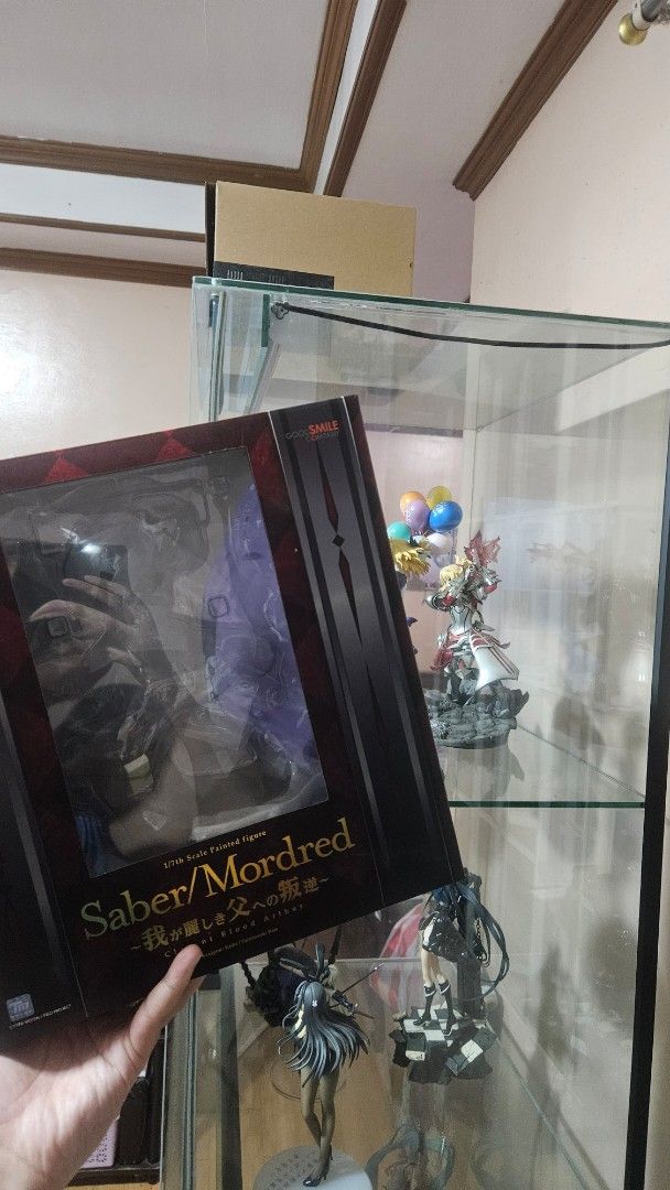 Saber/Mordred Figure (Category: Figurines & Statues) located in Rizal. Submitted by declutterthingswithme (Listing ID 1438394608, Image 2). Description: Fate/Grand Order - Mordred - 1/7 - Saber, ~Clarent Blood Arthur~ (Good Smile Company) - 11000 php with box (no damage, no paint chips).