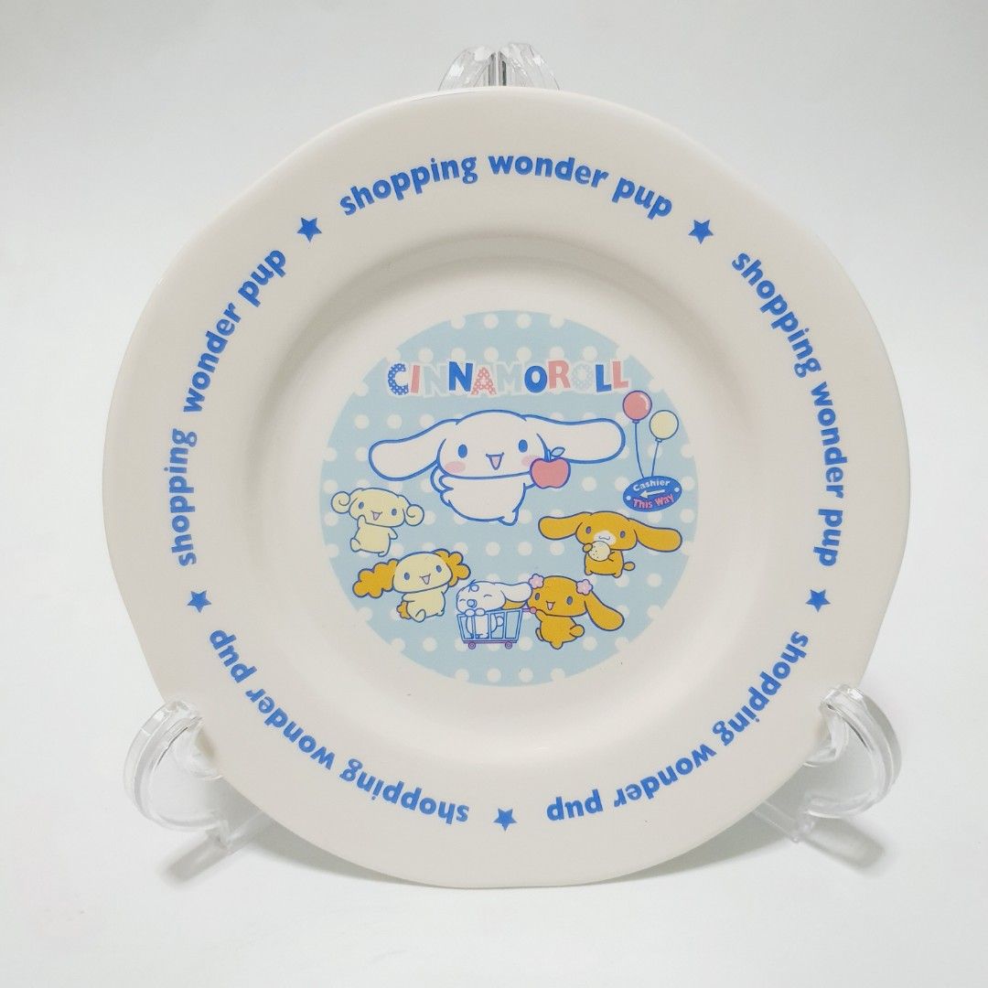 Sanrio Cinnamoroll Ceramic Plate (Category: Dinnerware & Cutlery) located in Taytay. Submitted by kyo.mono (Listing ID 1438331591, Image 1). Description: 💟Follow us on IG: kyo.mono for faster replies TikTok: kyo.mono_ for videos and review Good as new Auth from Japan Actual photo posted.