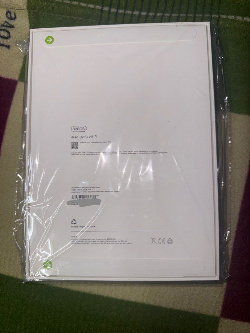 SEALED iPad 11th gen A16 (WIFI) (Category: iPad) located in Quezon City. Submitted by netoybisak31257 (Listing ID 1438434989, Image 2). Description: - Brand new, sealed iPad 11th gen A16 (WIFI). - 128GB storage capacity. - Unopened and in original packaging. - Meetup location: Near Araneta, E Rodriguez Sr Ave, and Morato..