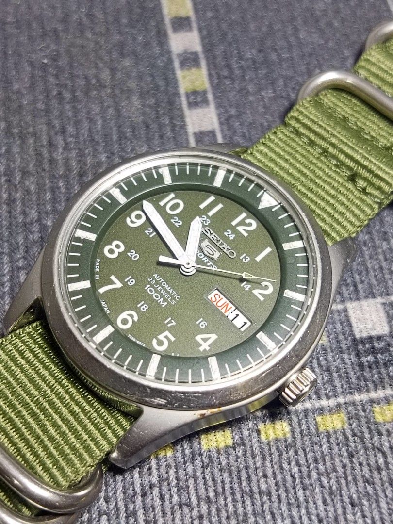 Seiko military green bigface (Category: Men's Watches) located in Masantol. Submitted by arden_timepiece (Listing ID 1438457949, Image 3). Description: .