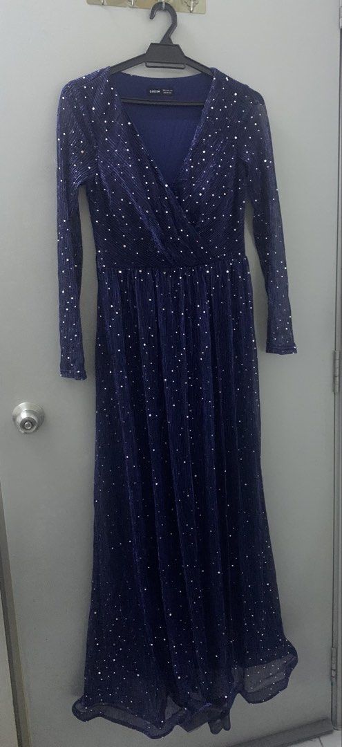 SHEIN Navy Blue Long Sleeve Dress, Women's Fashion, Dresses & Sets, Dresses on Carousell SHEIN Navy Blue Long Sleeve Dress, Women's Fashion, Dresses & Sets, Dresses on Carousell