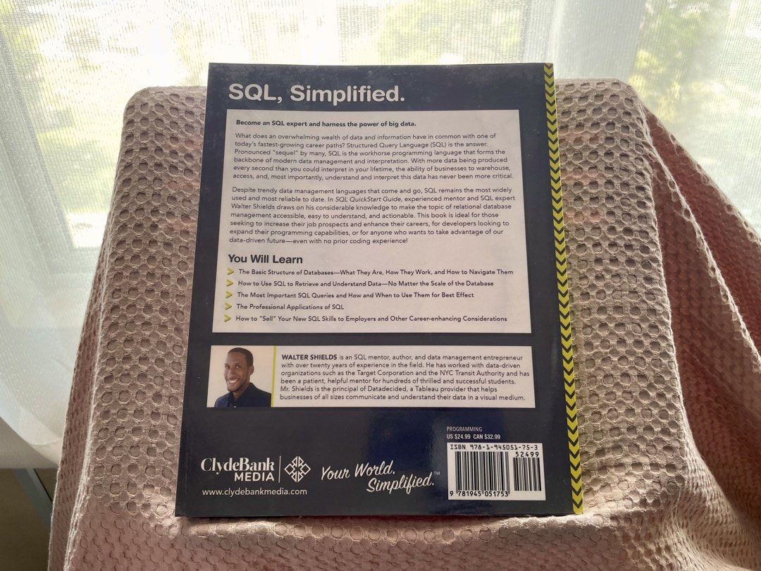 SQL QuickStart Guide (Category: Textbooks) located in Kota Tinggi. Submitted by stmariam (Listing ID 1438311063, Image 3). Description: .
