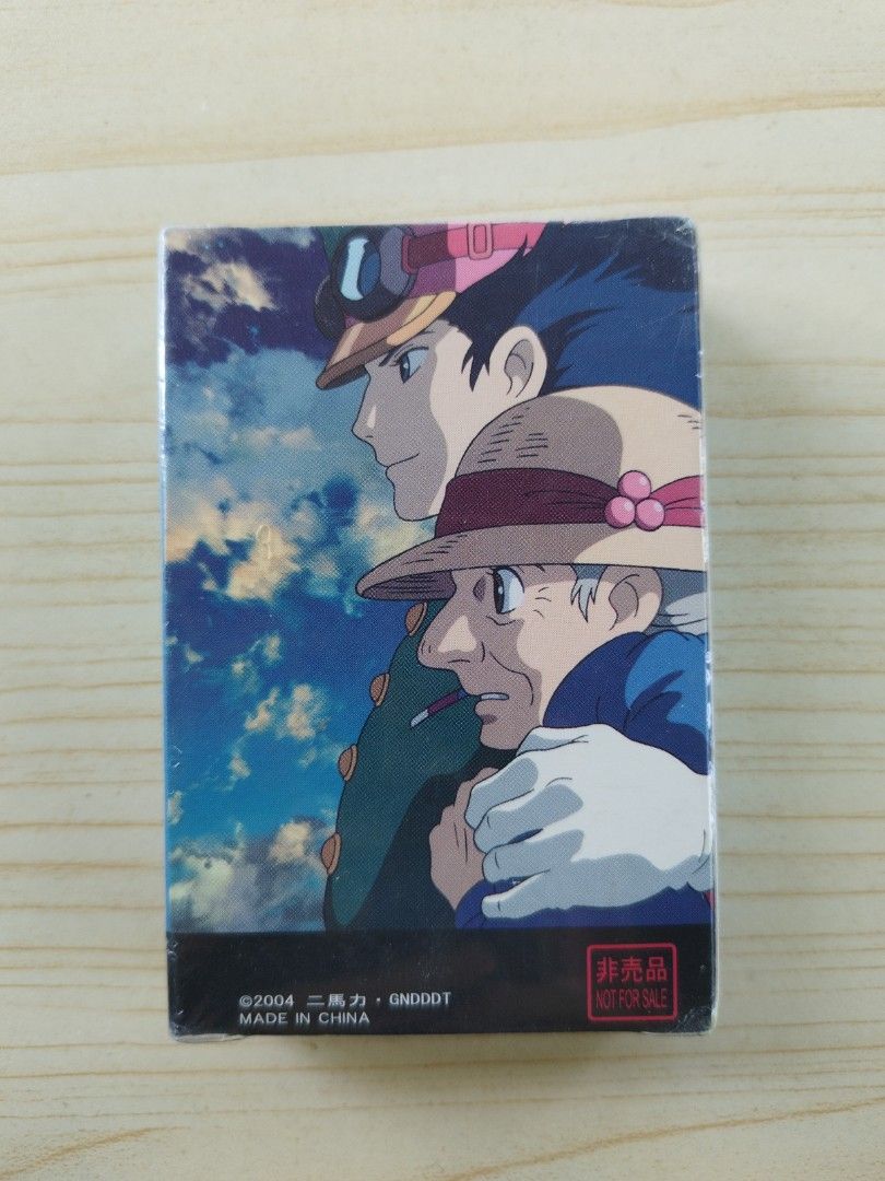 Studio Ghibli Howl's Moving Castle Playing Cards (Category: Board Games & Puzzles) located in Naga. Submitted by poisonpicks (Listing ID 1438370828, Image 3). Description: Authentic, Sealed Shipping by schedule MOP:Gcash, Seabank MOD:JNT Loc: Naga, Camsur Crossposted..