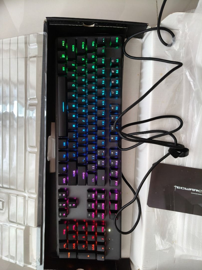 Tecware Phantom RGB Backlit Mechanical Keyboard456303013801512962