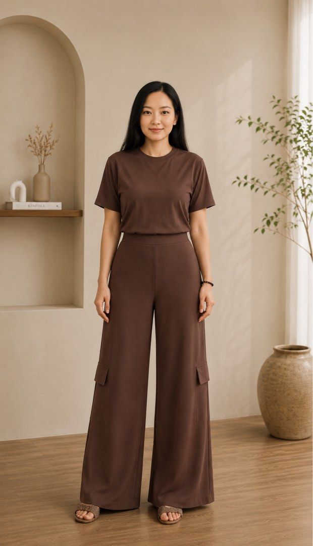 Terno Cargo XS - Plus Size 💕 (Category: Sets or Coordinates) located in Pasig City. Submitted by iamloveluxe (Listing ID 1397679797, Image 3). Description: The All-In-One Casual Terno is finally here💕 •Pang Labas •Pang Simba •Pang Party •Pang Office •Etc. Belle’s Cargo Terno💕 Avail Colors: Emerald, Black, Coffee, Mocha •Cotton Spandex Breathable Cool Fabric •Round Neck Top, Unisex Design, XS-XL •Long Arm Sleeves •Full Garter Waist Line, XS-XL 