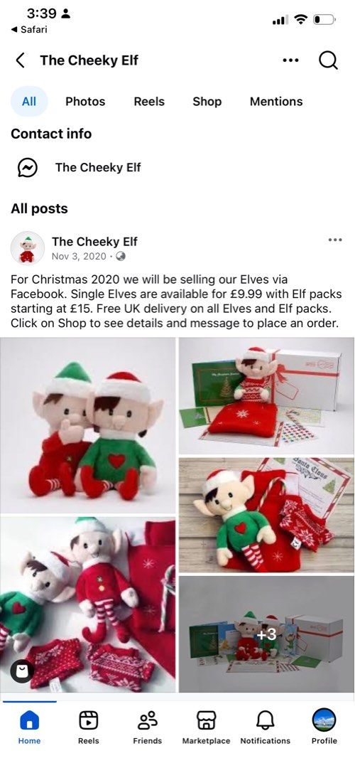 The Cheeky Elf Christmas Kit (Category: Stationery & School Supplies) located in Quezon City. Submitted by smithram (Listing ID 1438381946, Image 3). Description: - Cheeky Elf kit for a fun Christmas tradition! - Includes: Elf doll, accessories, and gift box. - Plus: Santa letter, Christmas journal, stickers, and North Pole passport. - Ready to gift and create lasting memories!.