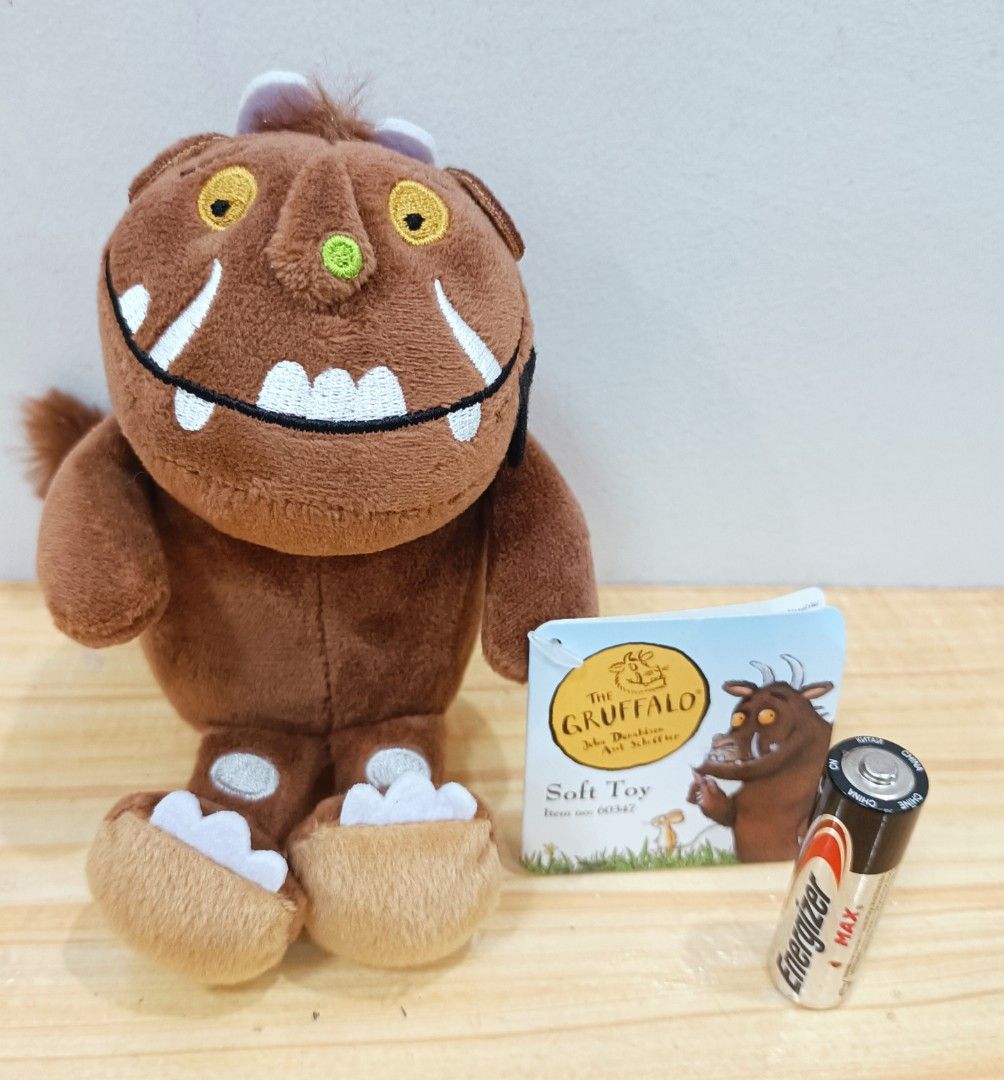 The Gruffallo Character Plush Toy (Category: Plushies & Soft Toys) located in Quezon City. Submitted by babylianne (Listing ID 1438492032, Image 1). Description: The Gruffallo Character Plush Gruffallo Bnew - 560 ❌ SOLD Gruffalo Charm - 360 Mouse - 460 ❌ SOLD Mouse Big - 560 ❌ SOLD Fox - 650 In Excellent Condition AS IS - What you see is what you get Actual Photo Posted Color may vary due to lighting Kindly check the ruler or the battery for size