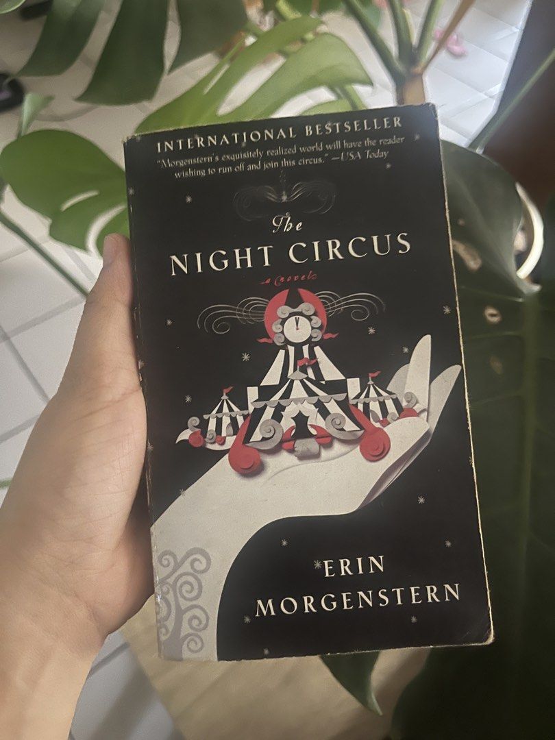 The Night Circus by Erin Morgenstern (Category: Storybooks) located in Manila. Submitted by chiuchihciu (Listing ID 1438373387, Image 1). Description: Night Circus by Erin Morgenstern. International edition. Follow Celia and Marco, two young magicians caught in a competition and falling in love..