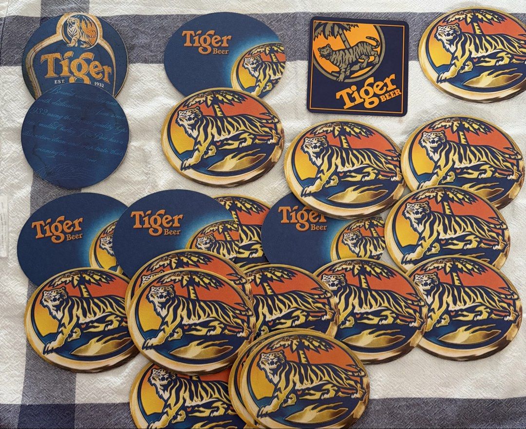 Tiger Beer Coasters - Vintage Collection456473357624944640