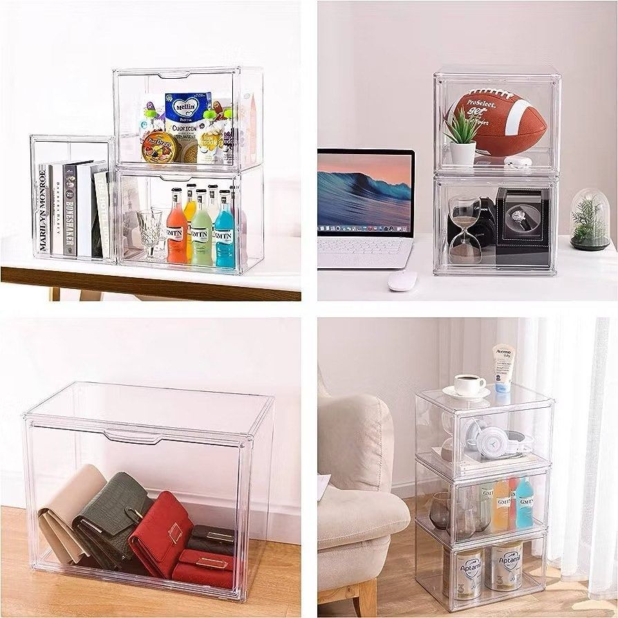 Transparent Stackable Storage Box456682364648837123