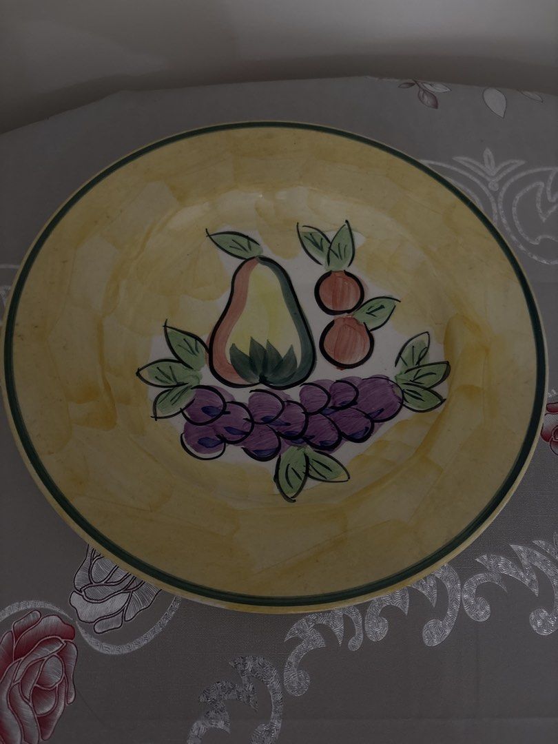 Vintage Fruit Design Plate456692688266864641