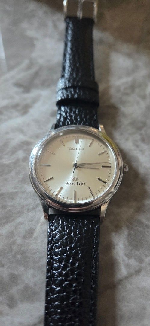 Vintage Grand Seiko Watch (Category: Men's Watches) located in Rizal. Submitted by grayp (Listing ID 1438369535, Image 3). Description: Grand Seiko 95GS | Ref. 9581-7000 | 1988 Vintage Brand: Grand Seiko (Seiko) Model: 95GS (SBGS001) Reference: 9581-7000 Year: 1988 Movement: Quartz — Caliber 9581 (no date) Accuracy: ±10 seconds per year Case material: Stainless steel Case diameter: ~35mm Bracelet/Strap: Leather Clasp: Buckle, steel Dial: No numer