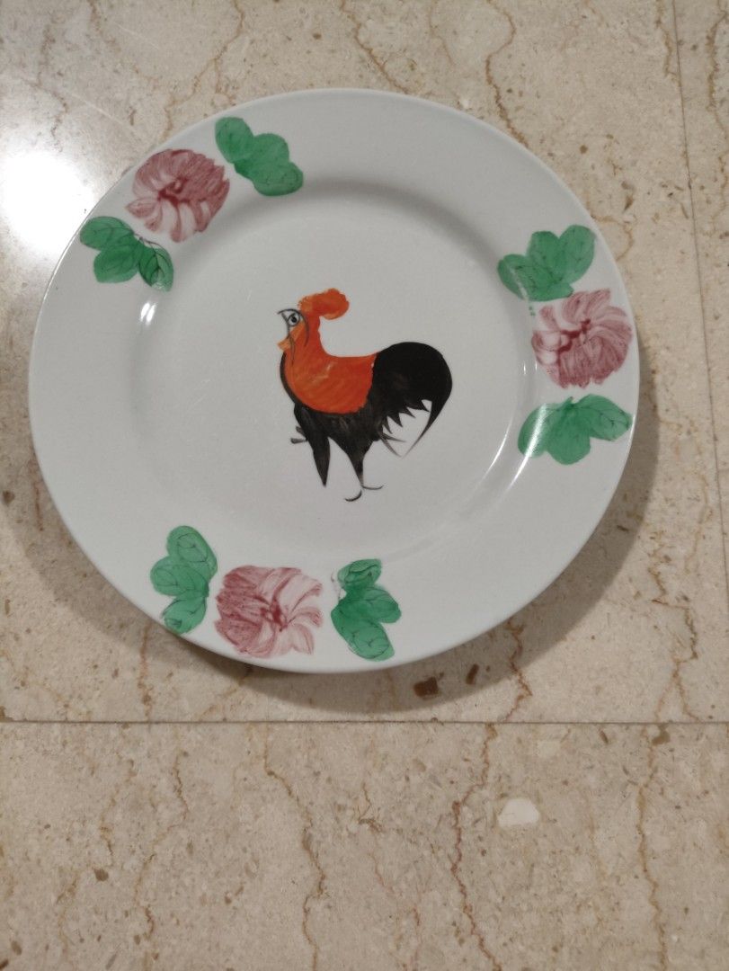 Vintage Rooster Dinnerware Set - Bowls and Plates457212436163471363