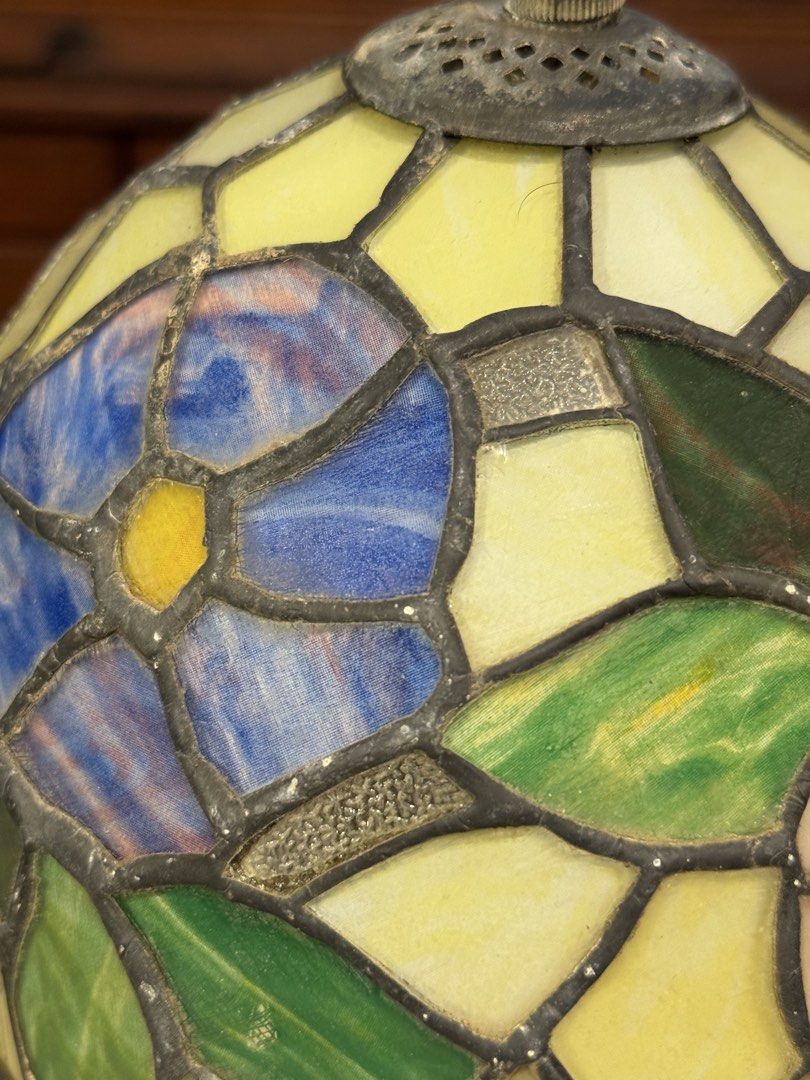 Vintage Small Tiffany Lamp (Category: Lighting) located in Manila. Submitted by sinaunang_gamit (Listing ID 1438439605, Image 3). Description: Vintage Small Tiffany Lamp Height: 11 & 10 inches working condition left lamp not working ₱4k for both.