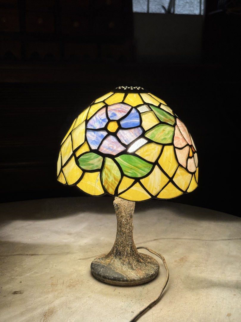 Vintage Small Tiffany Lamp (Category: Lighting) located in Manila. Submitted by sinaunang_gamit (Listing ID 1438439605, Image 2). Description: Vintage Small Tiffany Lamp Height: 11 & 10 inches working condition left lamp not working ₱4k for both.