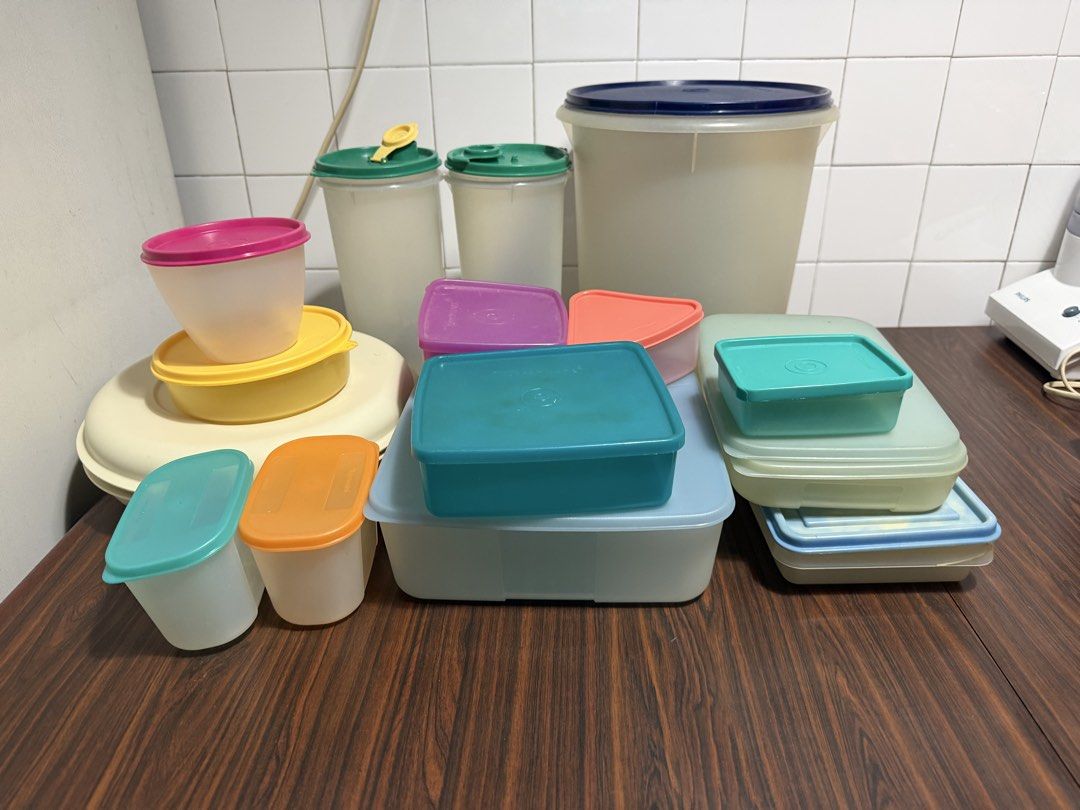 Vintage Tupperware Container Set - Various Sizes456694433150423041