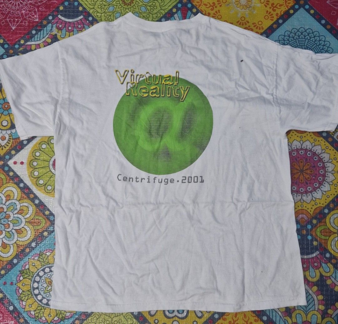 Vintage Y2K 2001 Centrifuge Virtual Reality (Category: Tshirts & Polo Shirts ) located in Pili. Submitted by the_g_thrift (Listing ID 1438435945, Image 1). Description: .