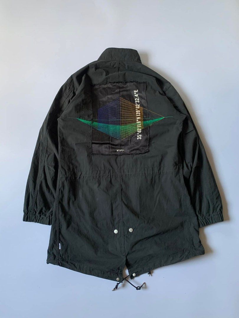 WTAPS WM-51 Military Jacket Black (Category: Coats, Jackets and Outerwear) located in Baguio. Submitted by archival.store (Listing ID 1438458942, Image 2). Description: Size tagged:X02 Issue:Stain Width:21.5 Length:35 Shoulder:19.5 Sleeve:23.
