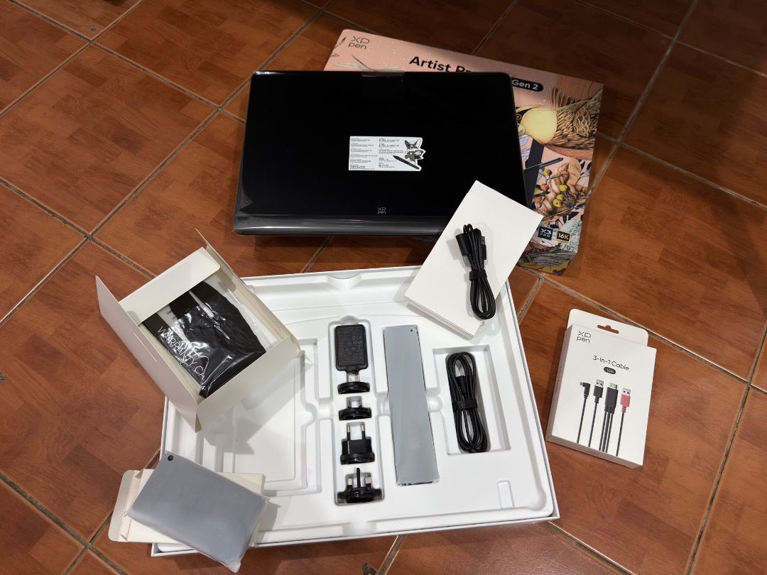 XPPen Artist Pro 16 Gen 2 Drawing Display (Category: Other Accessories) located in Las Pinas. Submitted by mikemanansala (Listing ID 1438306335, Image 2). Description: FOR SALE ONLY. XPPen Artist Pro 16 Gen 2 Drawing Display Full details about the product here: [External link] No issues. Working excellently. Bought last December 2025. Only used for a couple of times. Complete with box and all of its accessories, manuals, and full package just lik
