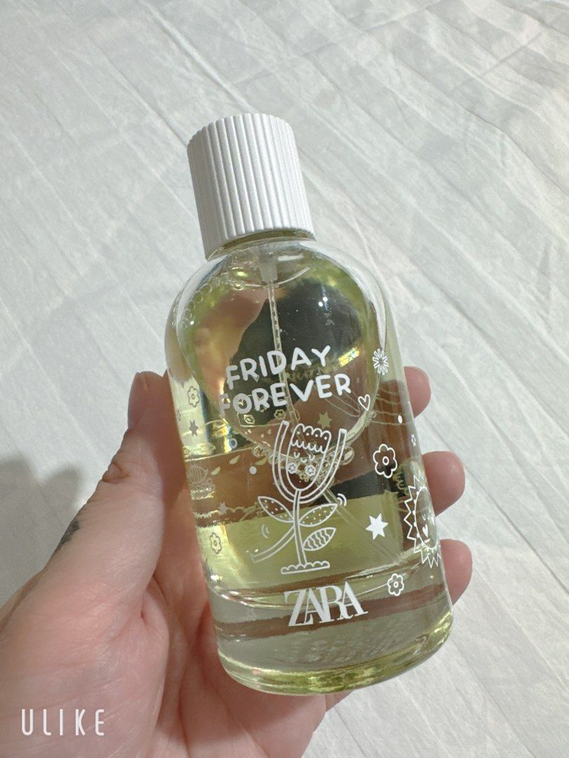 Zara perfumes forever Friday and Vanilla vibration (Category: Fragrance & Deodorants) located in Angeles City. Submitted by sjd_stuff (Listing ID 1438469952, Image 2). Description: Forever Friday 1500 Vanilla vibration 1200 Twice used only.