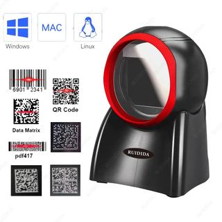 2D Desktop Barcode Reader, Barcode Scanner, QR Code Scanner, Hands-Free Desktop Wired USB Barcode Reader, 2D Scanner, PDF417 Barcode Scanner462563214749214720