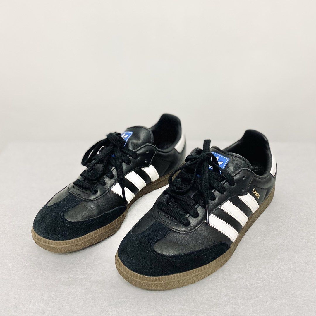 Adidas Samba Black (Category: Sneakers) located in Makati City. Submitted by aideclutter (Listing ID 1438606202, Image 1). Description: • Used only a few times (Definitely, less than 10x) • Size : UK 6 | US 6.5 mens Can fit : UK 6.5 | US 8 womens • No more box • Bought in Adidas Glorietta (Sorry, can’t find receipt anymore) • RFS : Decluttering • Serious buyers only (Please don’t waste my time) • See photos for details • Client shoulders DF .