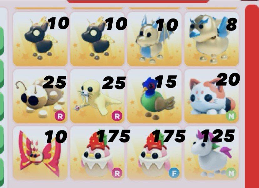 Adopt me: Legendary pets (Category: Others) located in Legazpi City. Submitted by k-leb (Listing ID 1438682573, Image 2). Description: Legendary Pets in adopt me! Take all 750php!!.