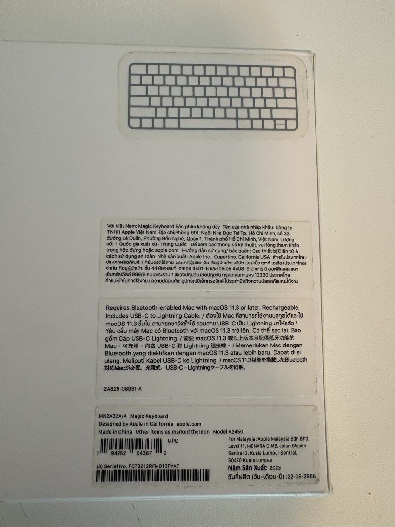 Apple Magic Keyboard - White457374772998318083