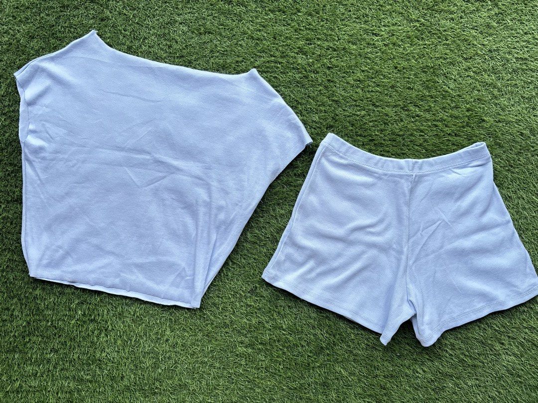 Asymmetrical Top and Shorts (Coords) (Category: Sets or Coordinates) located in Quezon City. Submitted by janicaj (Listing ID 1438667217, Image 1). Description: ASYMMETRICAL TOP & SHORT (COORDS) CAN FIT UPTO XS-MED .