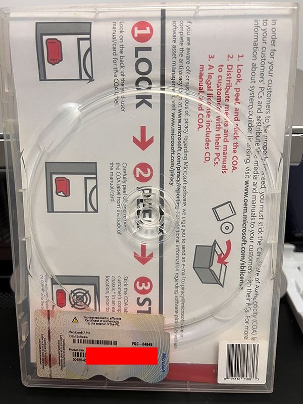 Authentic Microsoft Windows 7 Professional OEM457831619515525122