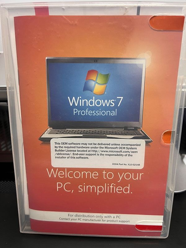 Authentic Microsoft Windows 7 Professional OEM457831619515525120