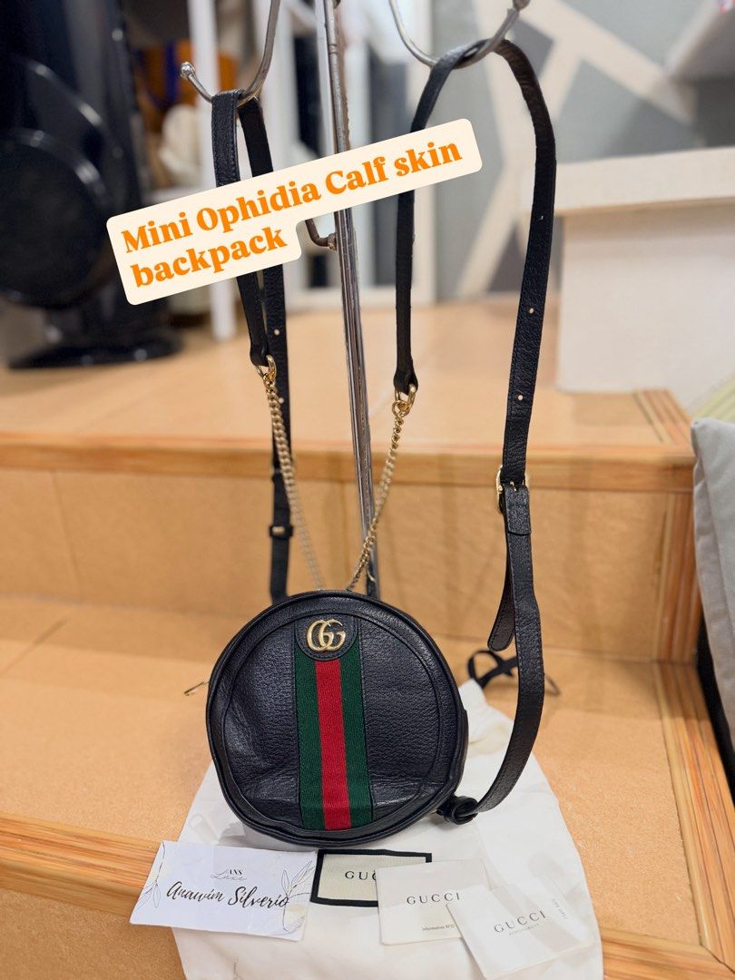 Authentic MINI OPHIDIA backpack MINI PO so hindi kasya phone (Category: Backpacks) located in Caloocan City. Submitted by alavishglam (Listing ID 1438646046, Image 1). Description: .