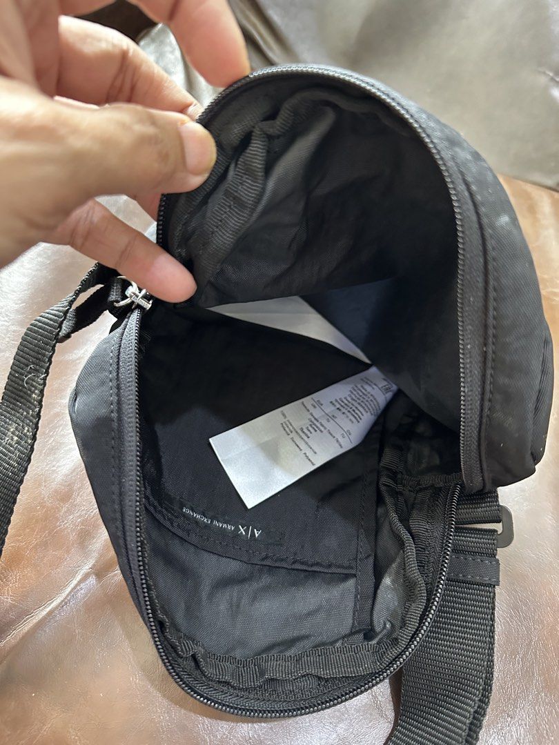 AX armani exchange sling bag from UK (Category: Sling Bags) located in Makati City. Submitted by fpastore (Listing ID 1438661996, Image 3). Description: AX armani exchange sling bag from UK shipping jt express, payment gcash, bdo bank deposit, paypal.