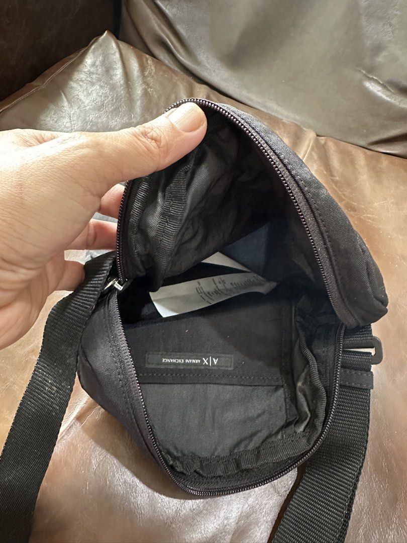 AX armani exchange sling bag from UK (Category: Sling Bags) located in Makati City. Submitted by fpastore (Listing ID 1438661996, Image 2). Description: AX armani exchange sling bag from UK shipping jt express, payment gcash, bdo bank deposit, paypal.