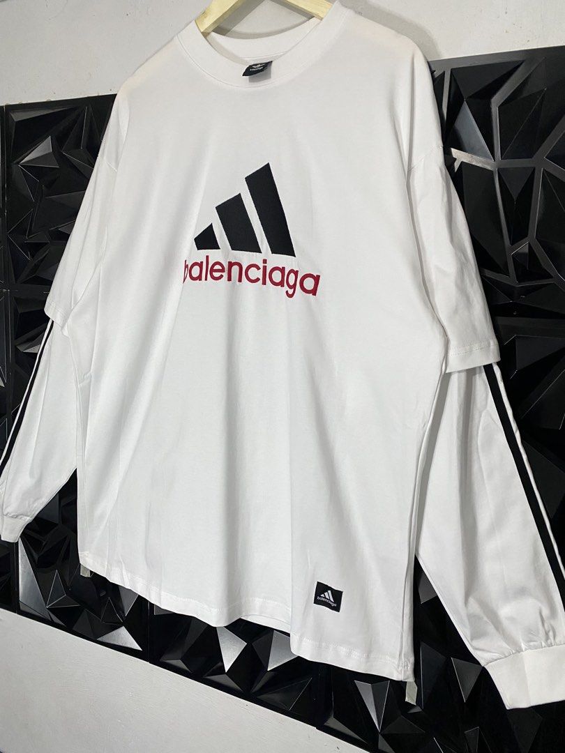 BALENCIAGA COLLAB ADIDAS LONGSLEEVE (Category: Tshirts & Polo Shirts ) located in Bulacan. Submitted by balenciaga_apparel01 (Listing ID 1438501958, Image 2). Description: BALENCIAGA X ADIDAS - 24-25 WIDTH X 30-31 LENGTH - COMPLETE TAGS - EXCELLENT CONDITION LIKE BNEW - NO ISSUE - COLOR RATE 9.8/10 - FREE SHIPPING NATIONWIDE - LOCATION LUZON .