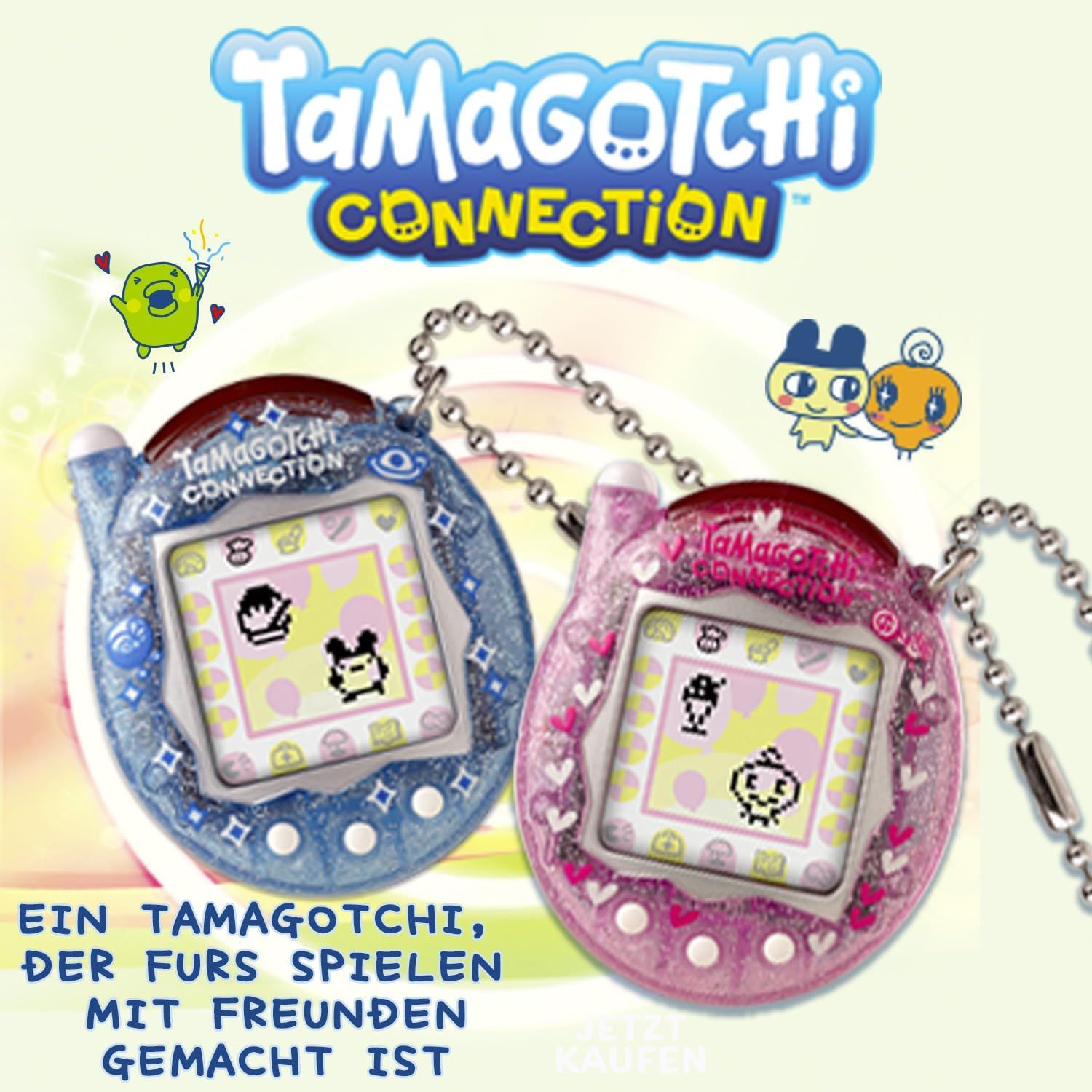 Bandai Tamagotchi Connection Neon Planet - Interactive Virtual Pet with Infrared Connection - Large Display in German - 50 Unlockable Characters - Children's Toy from 6 Years - 44028 - [] [] (Category: Interactive Toys) located in Singapore. Submitted by lobangqueensg (Listing ID 1438674918, Image 3). Description: Tamagotchi - Virtual Pet - Tamagotchi is an electronic toy that allows children to raise their own virtual pet. A cult toy of the 90s,
