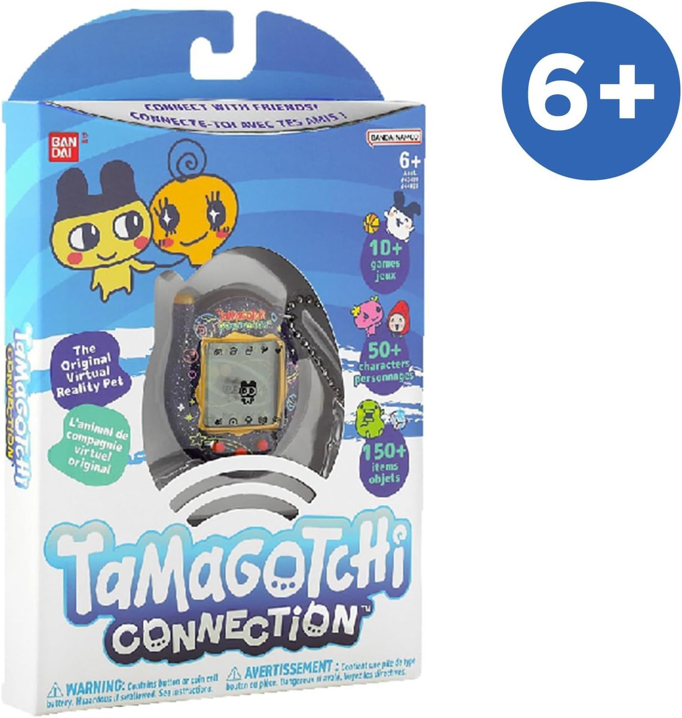 Bandai Tamagotchi Connection Neon Planet - Interactive Virtual Pet with Infrared Connection - Large Display in German - 50 Unlockable Characters - Children's Toy from 6 Years - 44028 - [] [] (Category: Interactive Toys) located in Singapore. Submitted by lobangqueensg (Listing ID 1438674918, Image 7). Description: Tamagotchi - Virtual Pet - Tamagotchi is an electronic toy that allows children to raise their own virtual pet. A cult toy of the 90s,