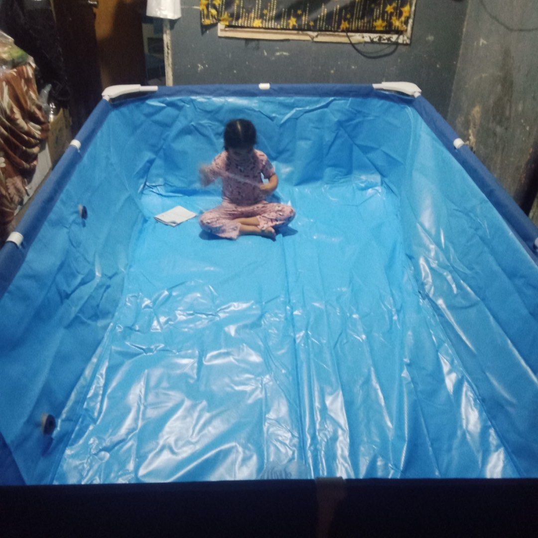 Bestway Steel Pro Above Ground Pool (Category: Outdoor Furniture) located in Binan City. Submitted by ymil007 (Listing ID 1438510844, Image 2). Description: - Bestway Steel Pro above-ground pool - Rectangular shape - Durable steel frame - Refreshing blue liner - Spacious for family fun - Easy and quick setup - Ideal for backyard entertainment.