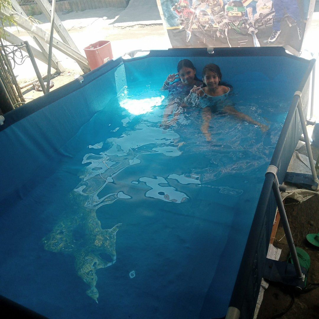 Bestway Steel Pro Above Ground Pool (Category: Outdoor Furniture) located in Binan City. Submitted by ymil007 (Listing ID 1438510844, Image 3). Description: - Bestway Steel Pro above-ground pool - Rectangular shape - Durable steel frame - Refreshing blue liner - Spacious for family fun - Easy and quick setup - Ideal for backyard entertainment.