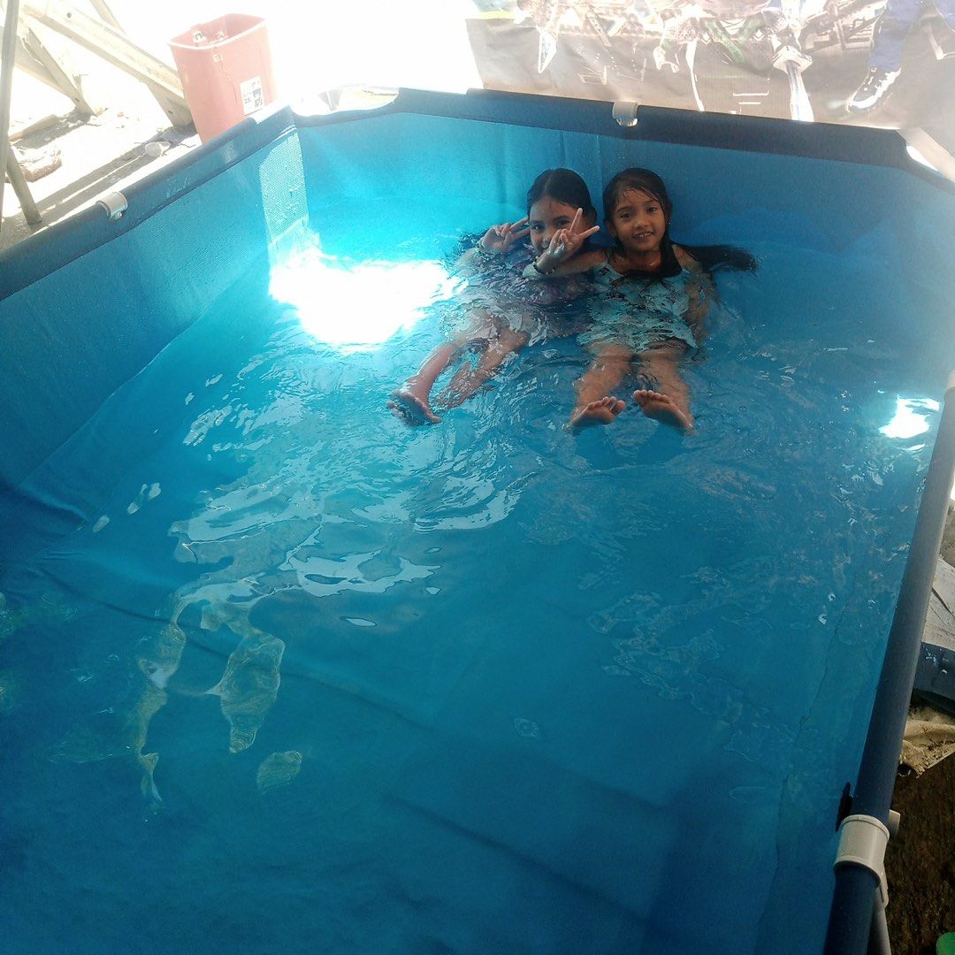 Bestway Steel Pro Above Ground Pool (Category: Outdoor Furniture) located in Binan City. Submitted by ymil007 (Listing ID 1438510844, Image 1). Description: - Bestway Steel Pro above-ground pool - Rectangular shape - Durable steel frame - Refreshing blue liner - Spacious for family fun - Easy and quick setup - Ideal for backyard entertainment.